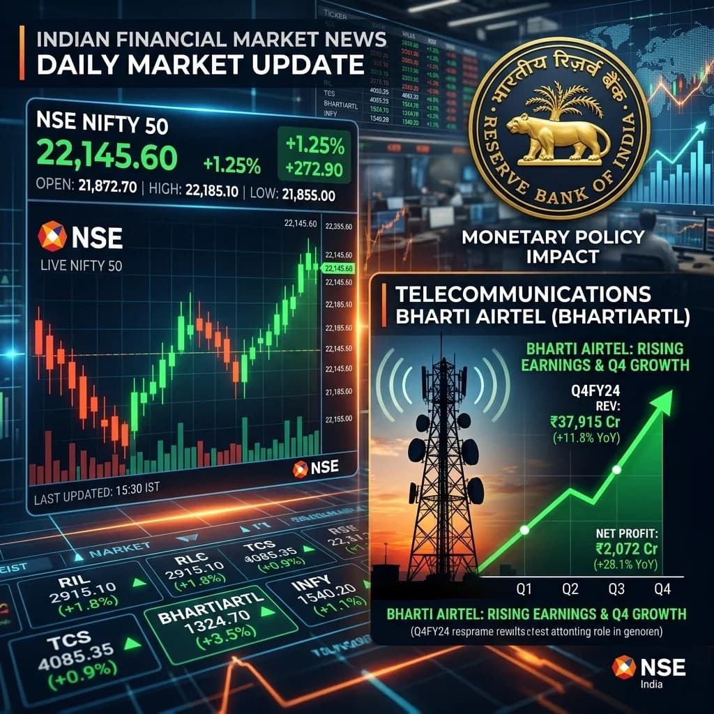 Bharti Airtel इक्विटी विश्लेषण: 5G नेटवर्क मोनेटाइजेशन, ₹230+ ARPU और Nxtra AI डेटा सेंटर विस्तार