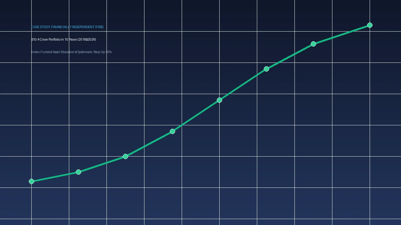 How I Built a ₹50L Portfolio with ₹2,000 SIP